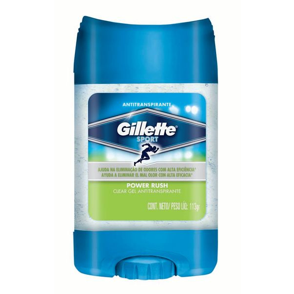Desodorante Gillette Clear Gel Power Rush 113Gr