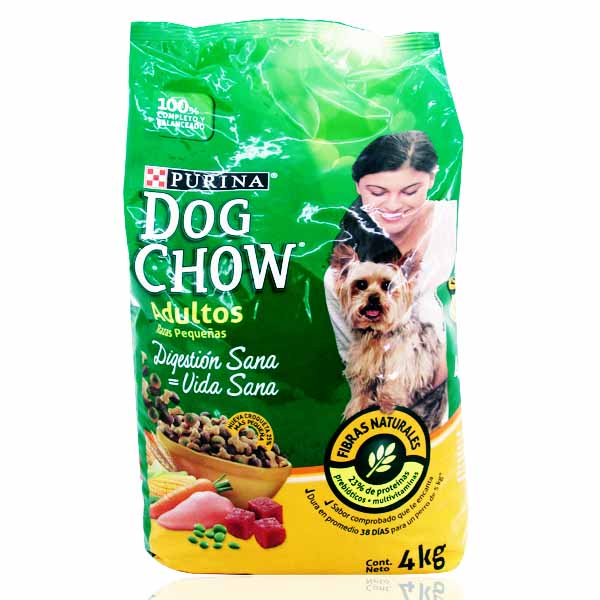 Dog Chow Adultos Razas Pequeñas Corazón Sano 4000Gr