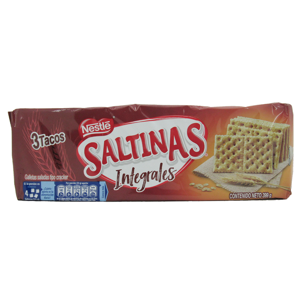 Galletas Saltinas Integral 3 Tacos 399Gr