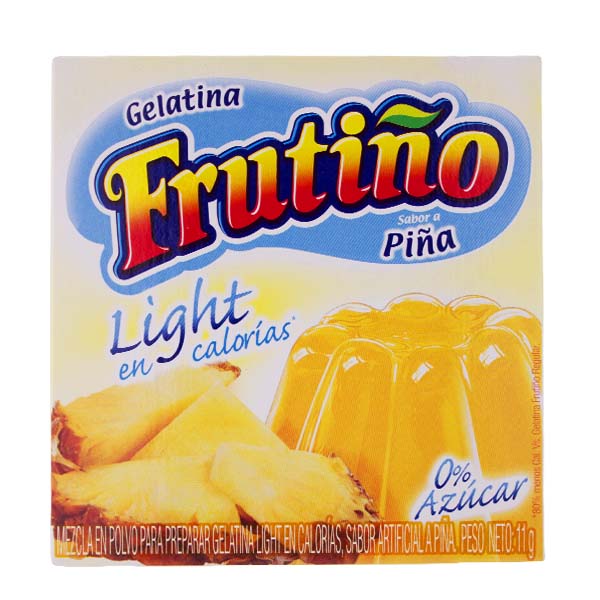 Gelatina Frutiño Light Piña 11Gr