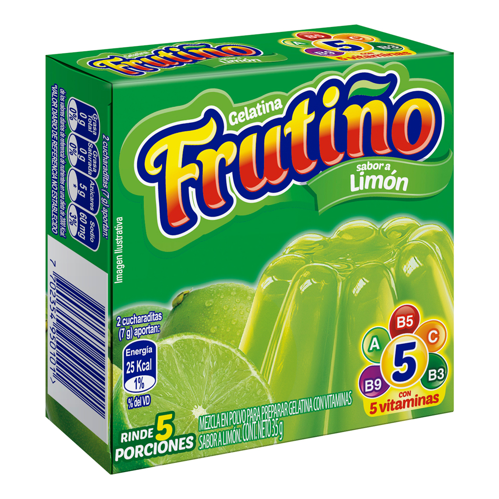 Gelatina Frutiño Limon 35Gr