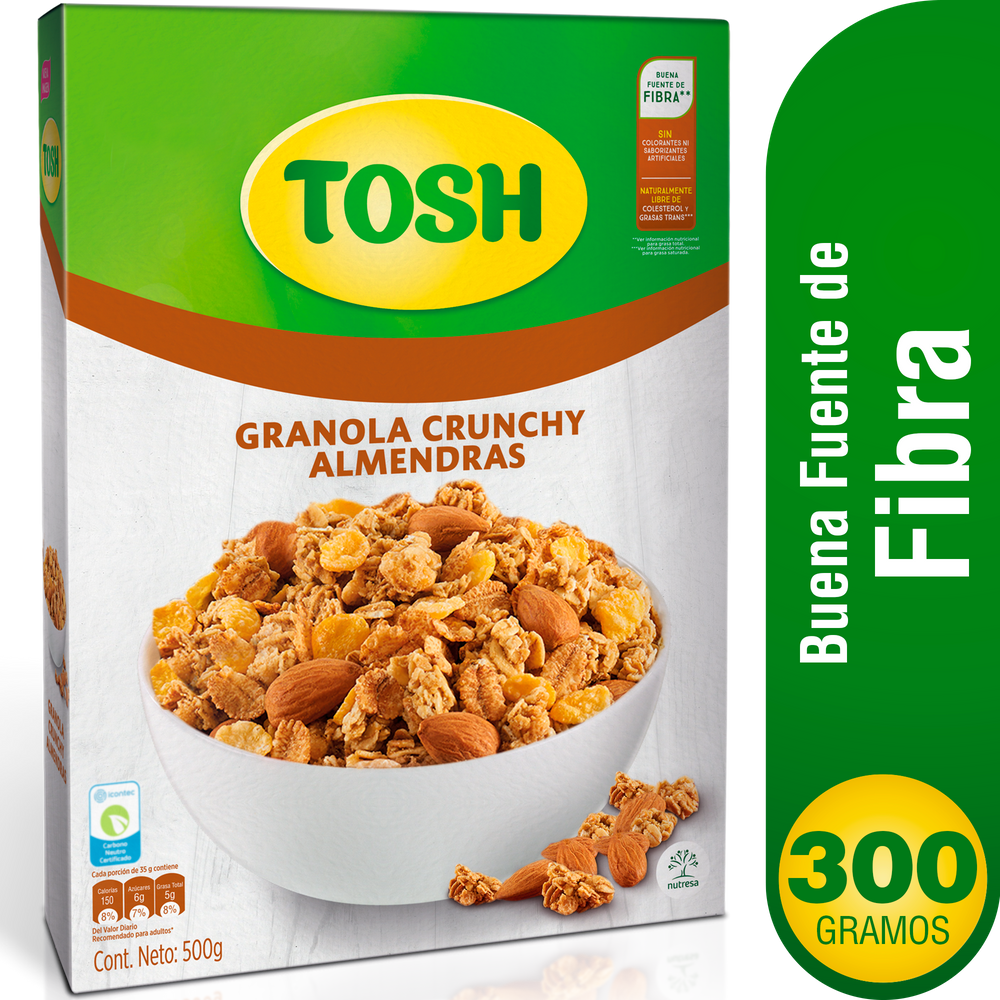 Cereal Tosh Almendra Caja 300Gr