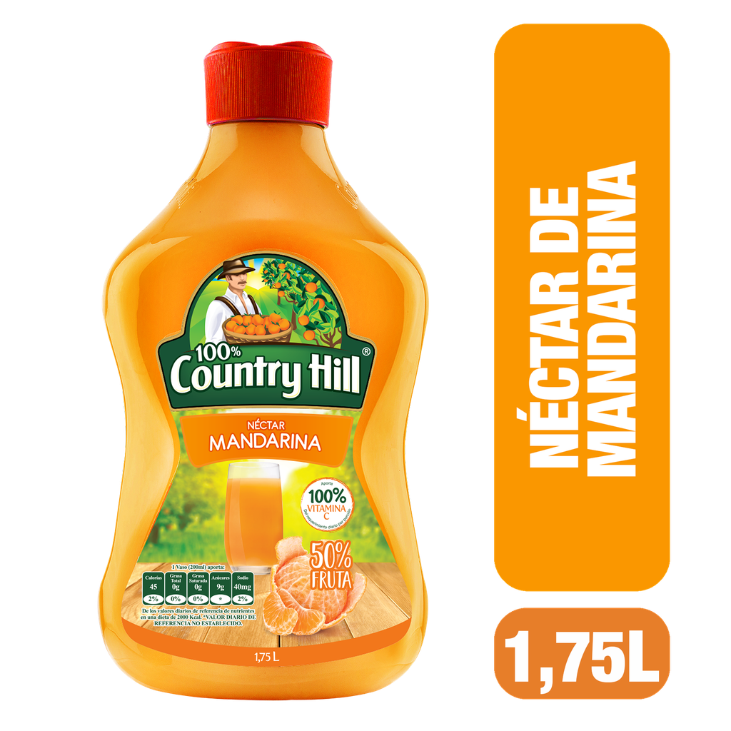 Nectar Country Hill Mandarina 1750Ml