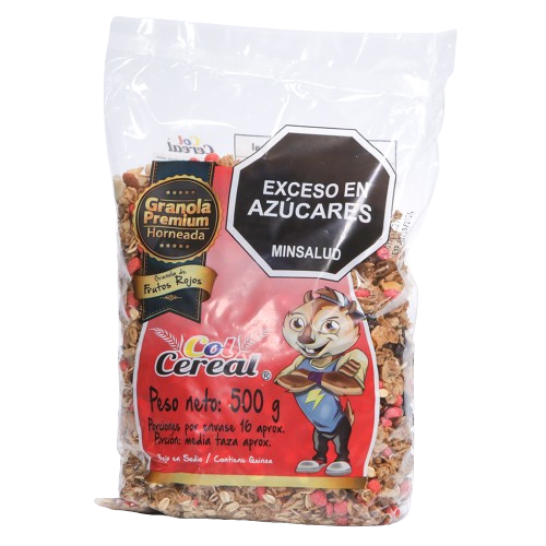 Granola Frutos Rojos Col Cereal 500Gr