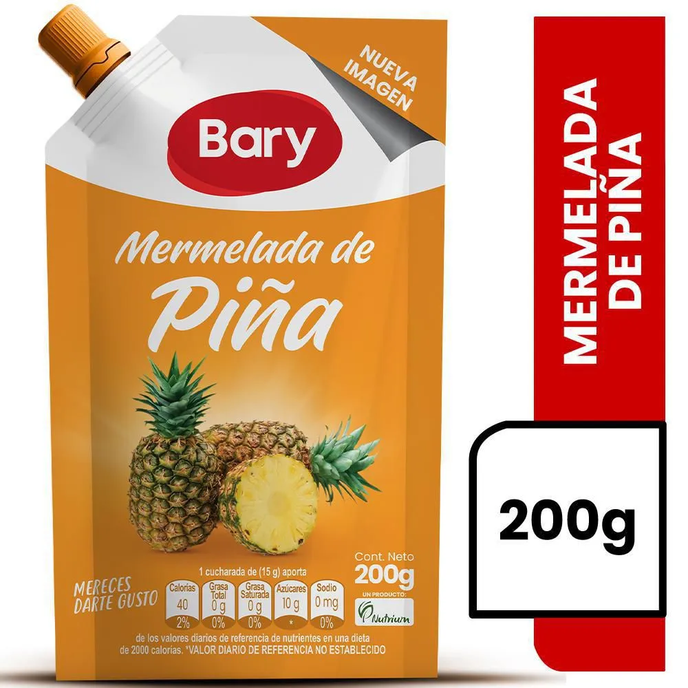 Mermelada Piña Bary Doypack 200Gr