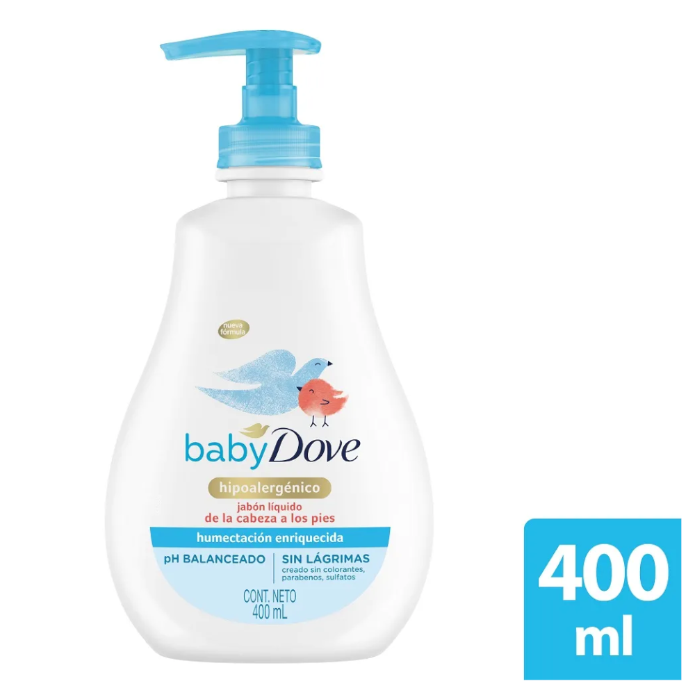 Jabón Liquido Dove Baby Humectación Enriquecida 400Ml