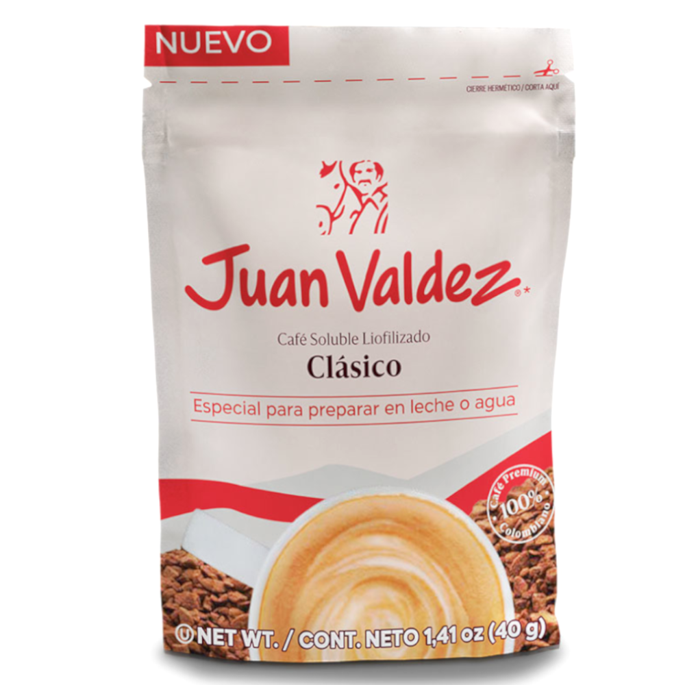 Cafe Juan Valdez Liofilizado Doypak 40Gr
