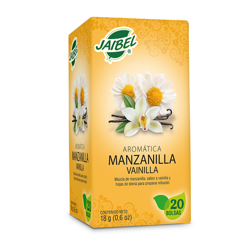 [050603] Aromatica Jaibel Manzanilla Vainilla 20 Unidades 18Gr