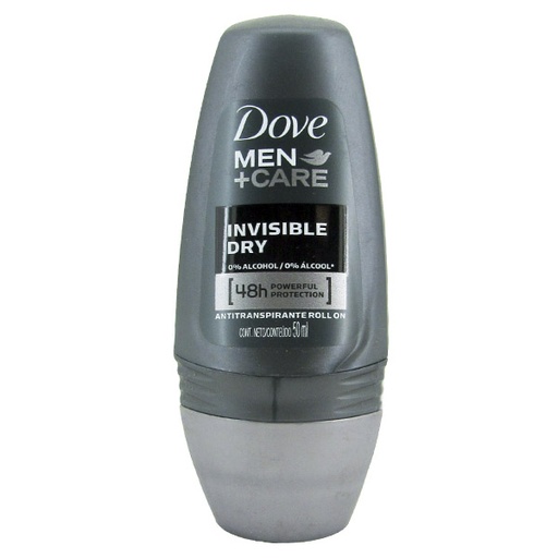 [042233] Desodorante Dove Men Invisible Dry Rollon 50Ml