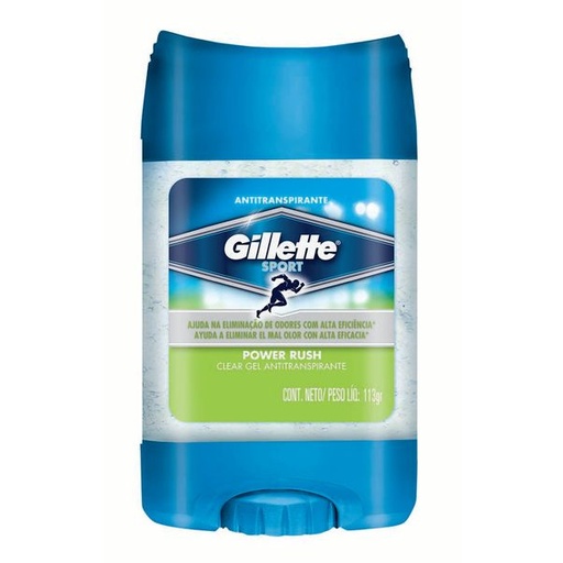 [003770] Desodorante Gillette Clear Gel Power Rush 113Gr