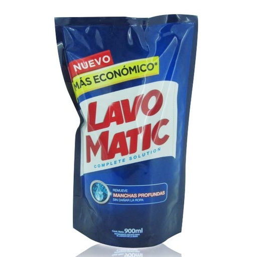[019429] Detergente Líquido Lavomatic Doypack 900Ml