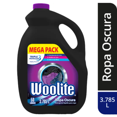 [049635] Detergente Líquido Woolite Ropa Oscura 3785Ml
