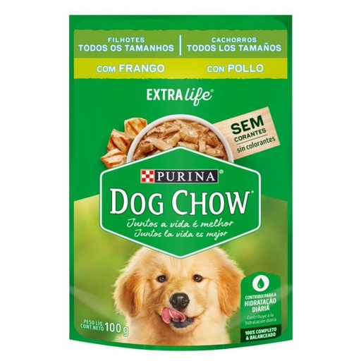 [051869] Dog Chow Pouch Pollo Cachorros 100Gr