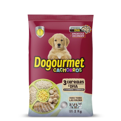 [052068] Dogourmet Cachorros 3 Cereales 2000Gr