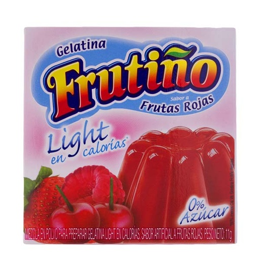 [011059] Gelatina Frutiño Light Frutas Rojas 11Gr