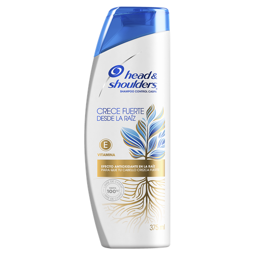 [052515] Shampoo H&S Crece Fuerte Desde La Raiz  375Ml