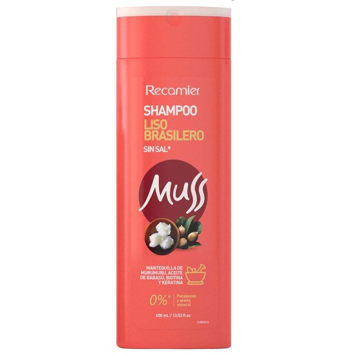 [053442] Shampoo Muss Liso Brasilero 400Ml