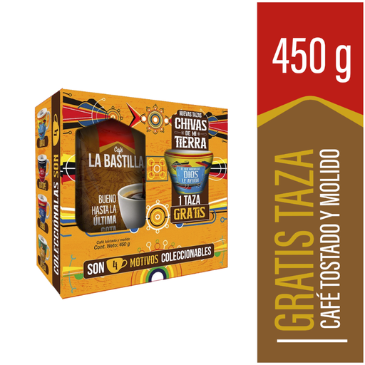 [052514] Café La Bastilla Bolsa 450Gr Gratis Taza