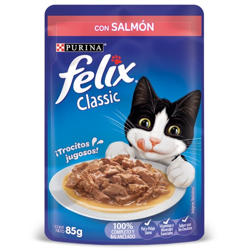 [053616] Felix Classic Salmon En Salsa 85Gr