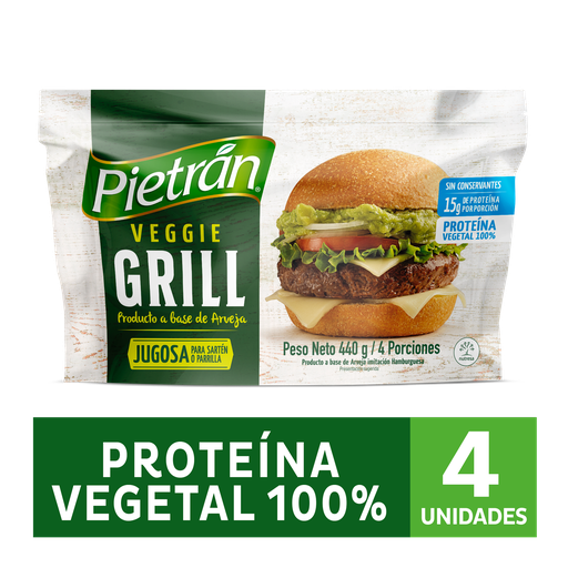[054143] Veggie Burger Grill Pietrán 440Gr