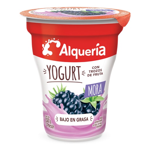[054255] Yogurt Alqueria  Vaso Mora150Gr