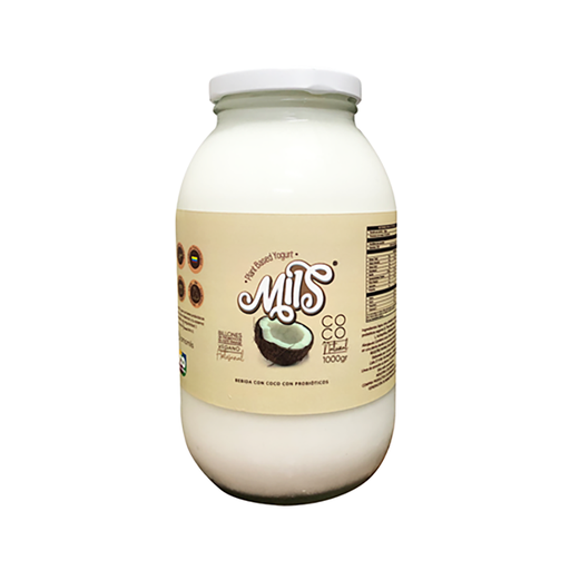 [054378] Yogurt Griego Mils A Base De Coco 1000Gr