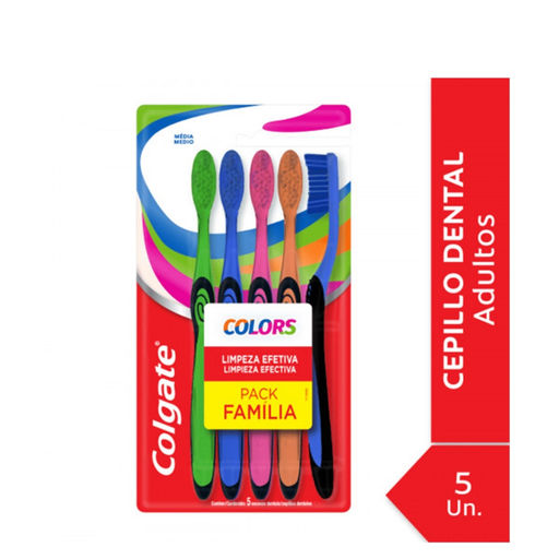 [054446] Cepillo Dental Colgate Color Pack 5 Unidades