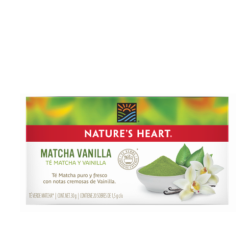 [054804] Té Verde Matcha Y Vainilla Nature's Heart  20 Sobres 30Gr