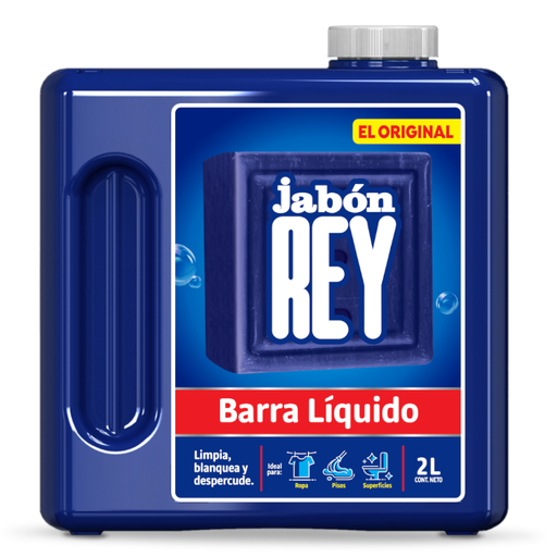 [055066] Jabón Rey Barra Liquido 2000Ml
