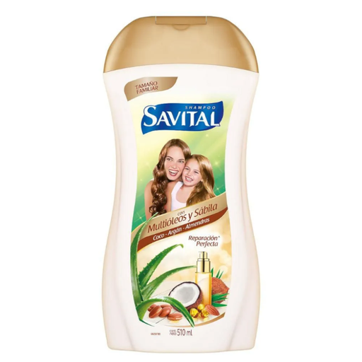[055080] Shampoo Savital Multióleos Y Sábila 510Gr