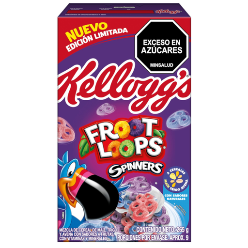 [055134] Froot Loops Kellogg's Spinners Edición Limitada  265Gr