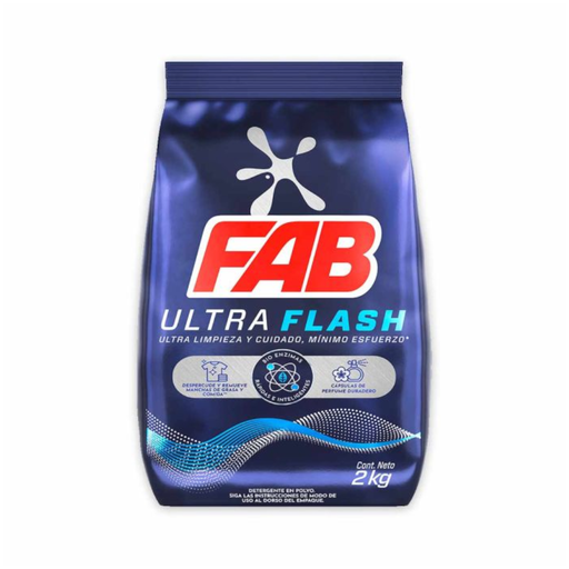 [055347] Detergente Polvo Fab Ultra Flash 2000Gr