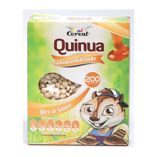 [055461] Quinua Caramelizada Col Cereal 200Gr