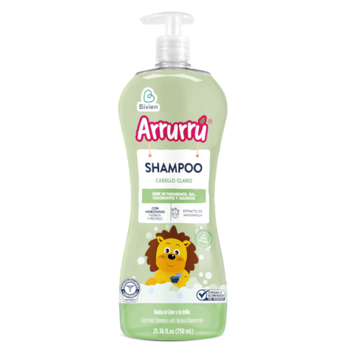 [055468] Shampoo Arrurru Cabello Claro Con Extracto De Manzanilla 750Ml