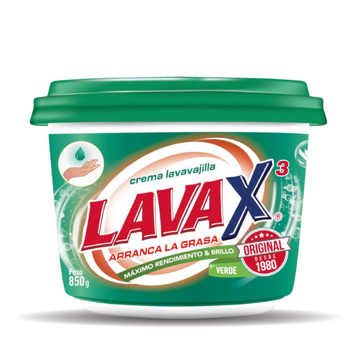 [055536] Lavavajilla LavaX3 Verde Crema 850Gr