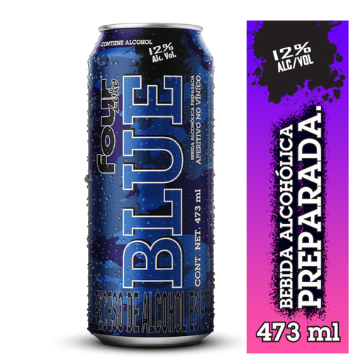 [055534] Bebida Alcohólica Preparada Four Loko Blue 473Ml