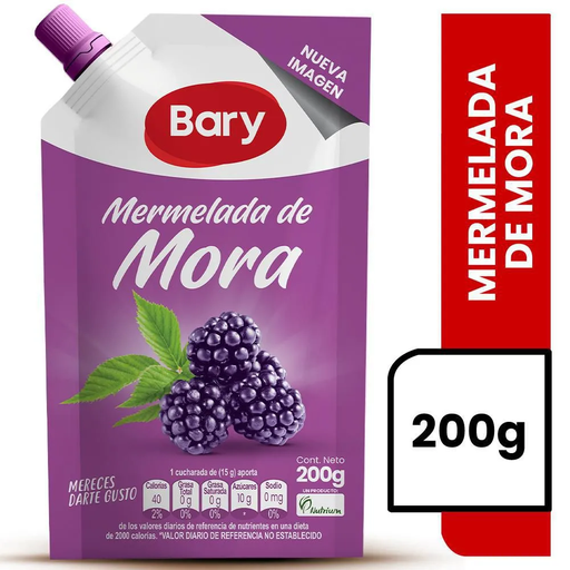 [055503] Mermelada Mora Bary Doypack 200Gr