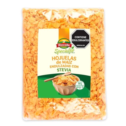 [046744] Cereal  Hojuelas Maiz Riovalle Con Stevia 400Gr