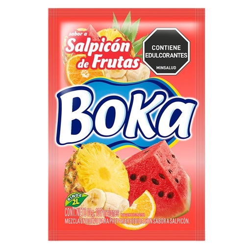 [055803] Boka  Sabor Salpicón De Frutas 10Gr