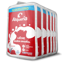 Leche UHT Alqueria Alquelitro 6 Unidades 6000Ml