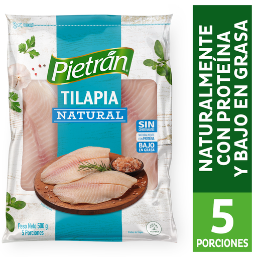 [056023] Filete De Tilapia Natural Pietrán 500Gr