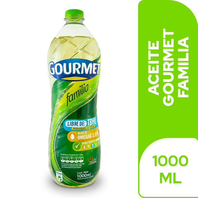 Aceite Gourmet Familia 1000Cc