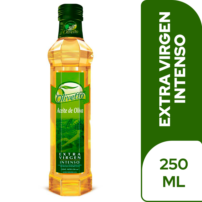 Aceite Olivetto Extravirgen Intenso 250Cc