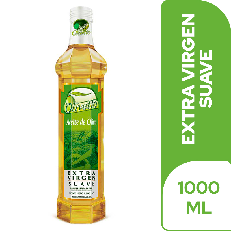 Aceite Olivetto Suave 1000Cc