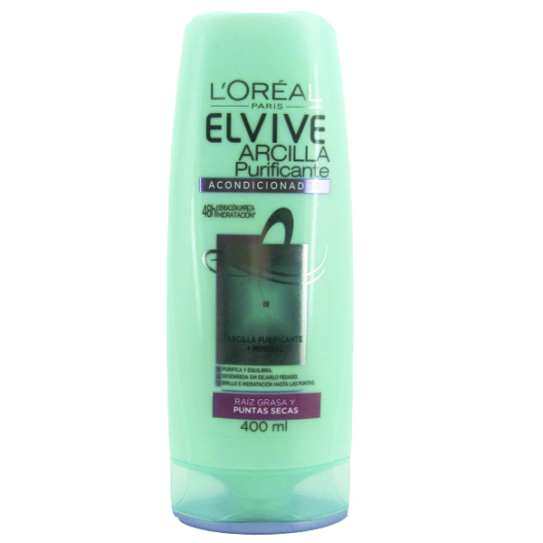 Acondicionador Elvive Arcilla Purificante +Mineral 400Ml