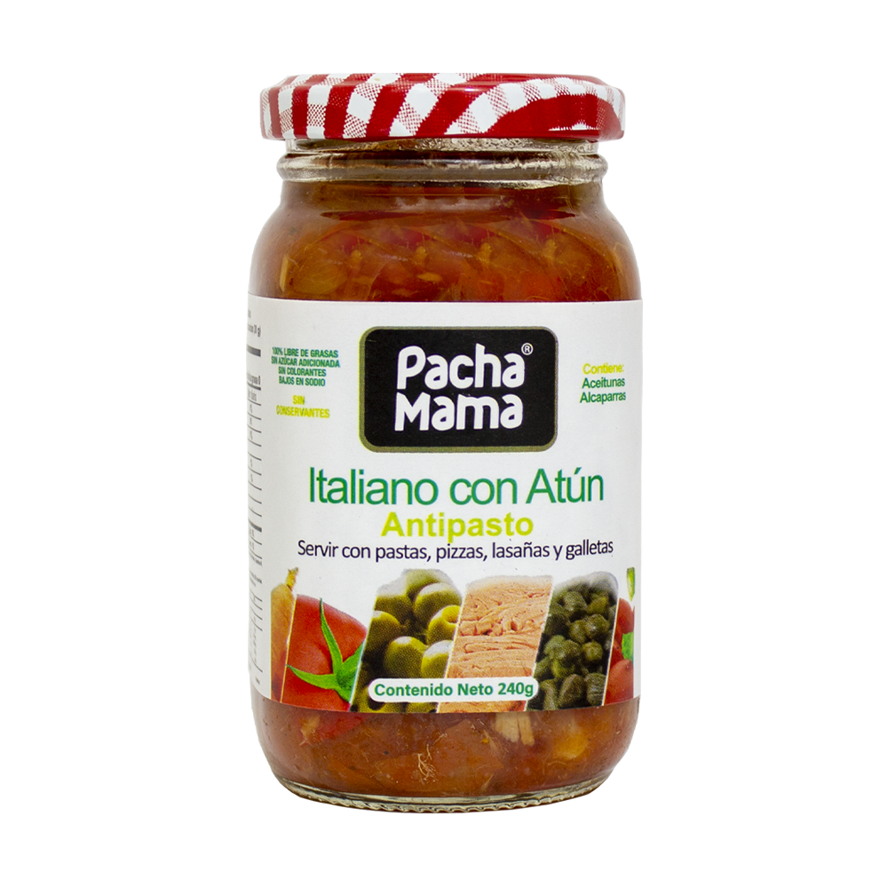 Aderezo Italiano Con Atún Pacha Mama 240Gr