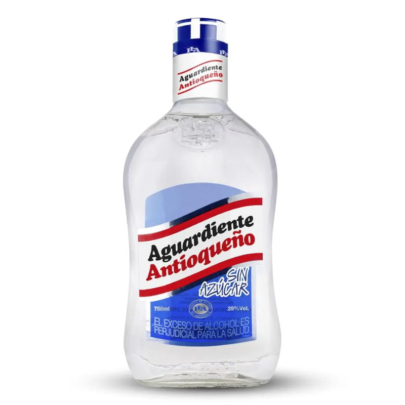 Aguardiente Antioqueño Botella Sin Azúcar 750Ml 