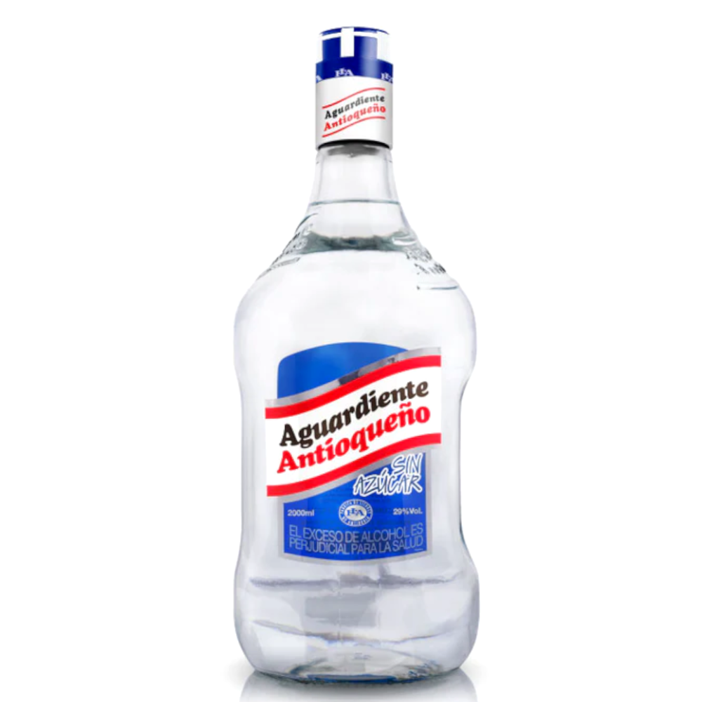 Aguardiente Antioqueño Sin Azucar Garrafa 2000Ml