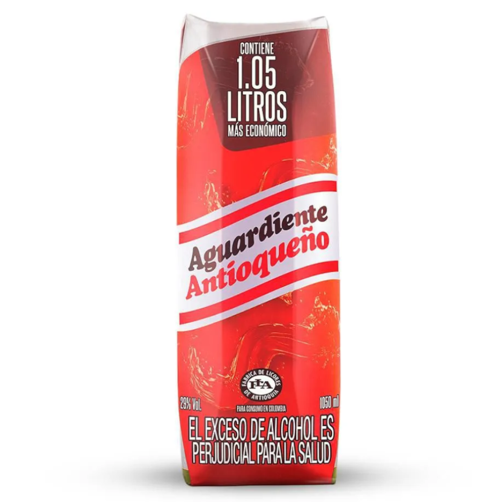 Aguardiente Antioqueño Tetrapak 1050Ml