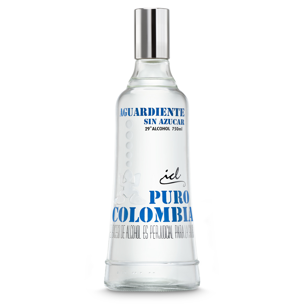 Aguardiente Puro Colombia Sin Azúcar 750Ml